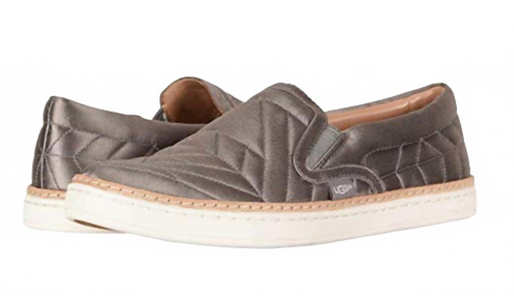 NEW UGG women's soleda quilted sneaker in grey